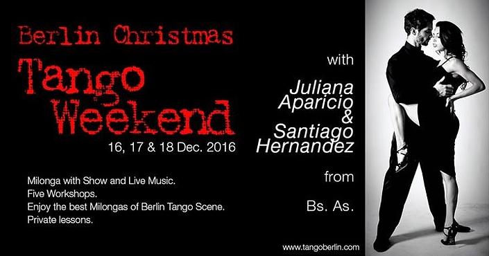 flyer image for Berlin Christmas Tango Weekend