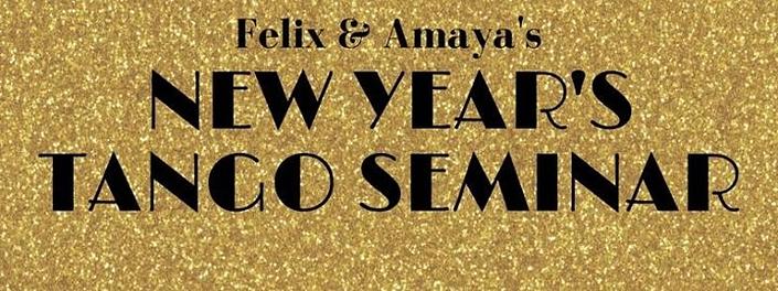 flyer image for New Years Tango Seminar
