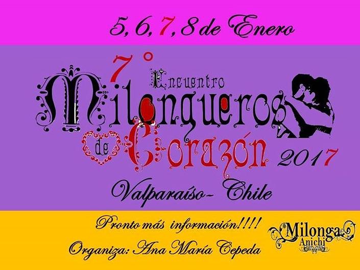 flyer image for 7 Encuentro Milongueros de Corazon