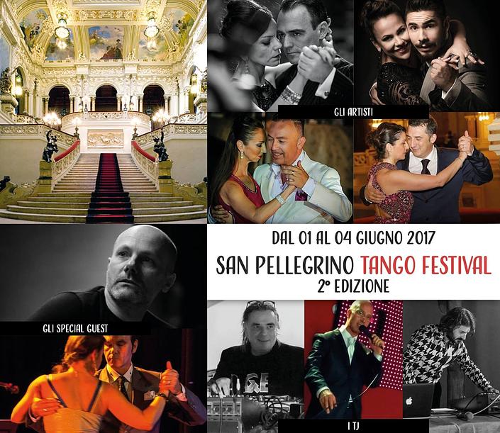 flyer image for 2 San Pellegrino Tango Festival 2017 01 04 giugno