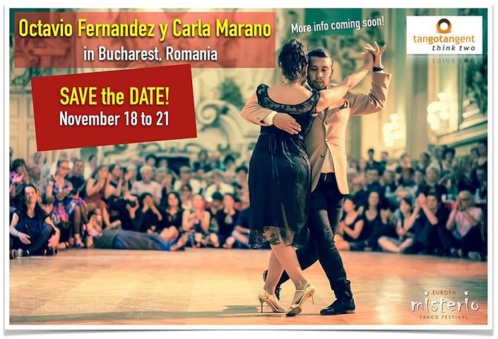 flyer image for Octavio Fernandez y Carla Marano