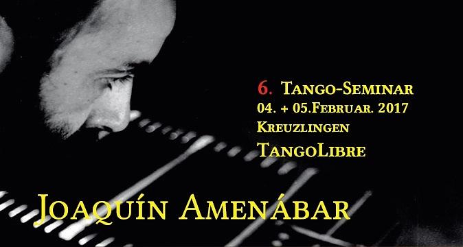 flyer image for 6 Tango Seminar mit Joaquin Amenabar
