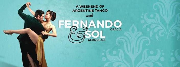 flyer image for Argentine Tango Workshop Weekend