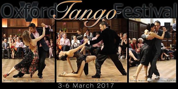 flyer image for V Oxford Tango Festival