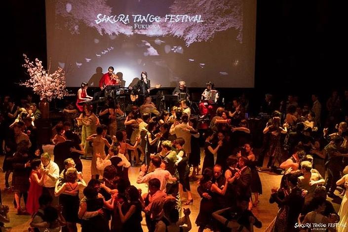 flyer image for Sakura Tango Festival