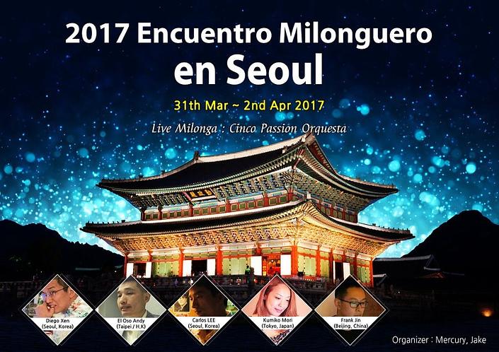 flyer image for Encuentro Milonguero en Seoul