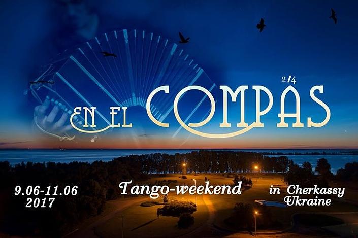 flyer image for En el compas Tango weekend in Cherkasy