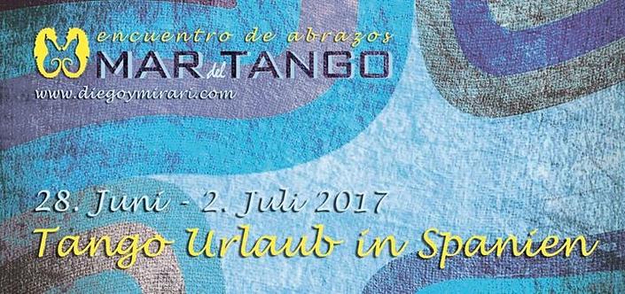 flyer image for Mar del Tango Encuentro de abrazos