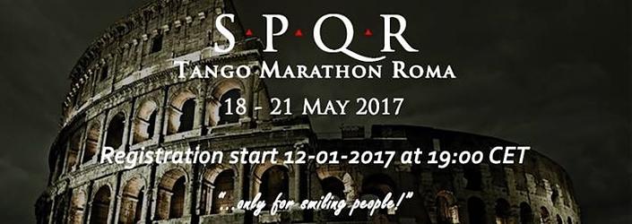 flyer image for SPQR Tango Marathon