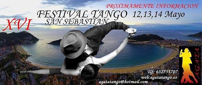 flyer image for XVI Festival Tango San Sebastian