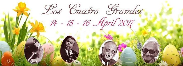 flyer image for Easter Encuentro Tango Seminar Los Cuantro Grandes
