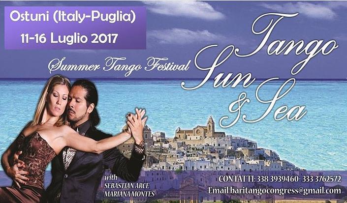 flyer image for Ostuni Tango Sun Sea