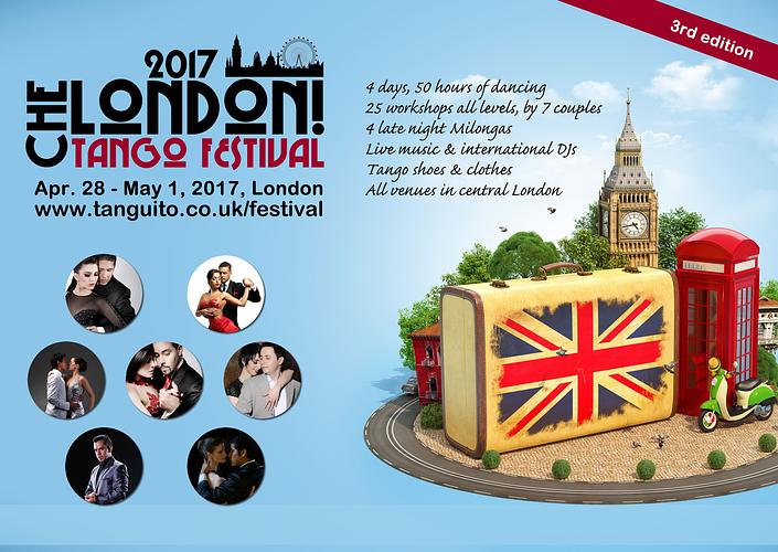 flyer image for CHE LONDON Tango Festival