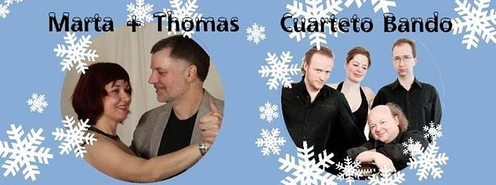 flyer image for Winterwirbel Ball mit dem Cuarteto Bando