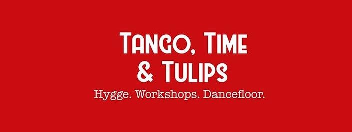 flyer image for Tango Tid Tulipaner tango weekend in Aarhus