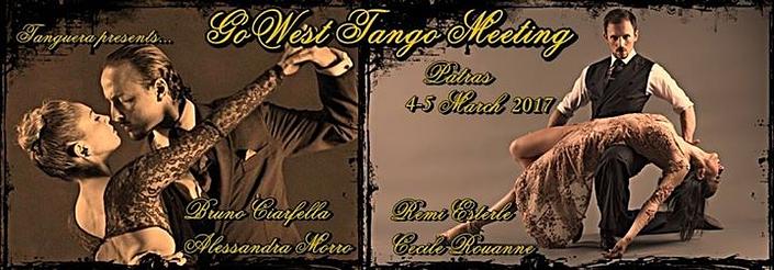 flyer image for Go West Tango Meeting Patras