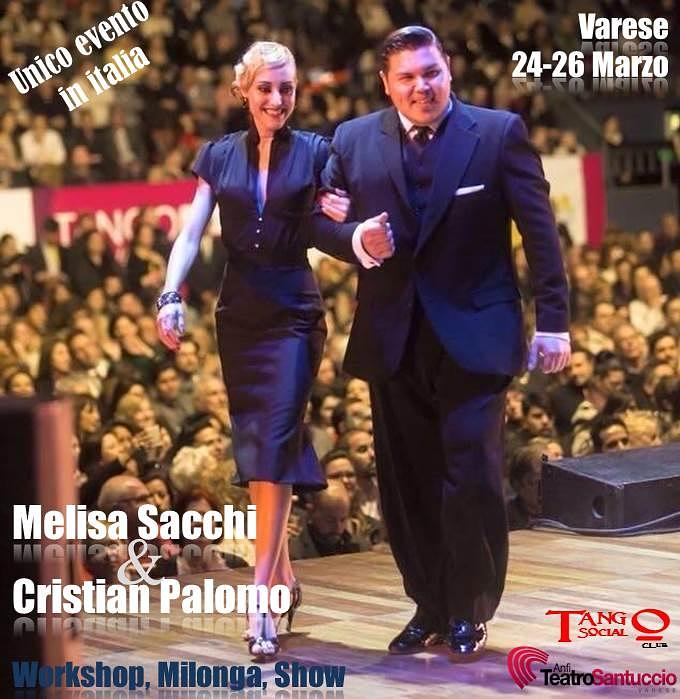 flyer image for Melisa Sacchi y Cristian Palomo Workshop Show