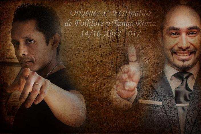 flyer image for Origenes 1 Festivalito de Folklore y Tango