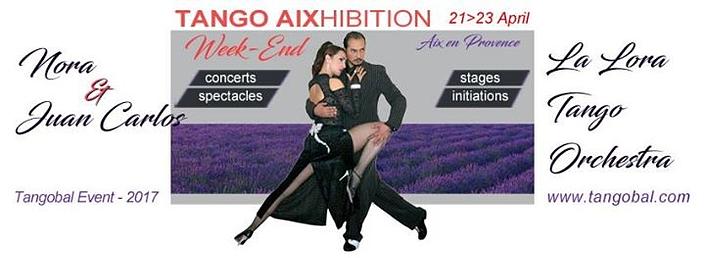 flyer image for Tango Aixhibition Week End