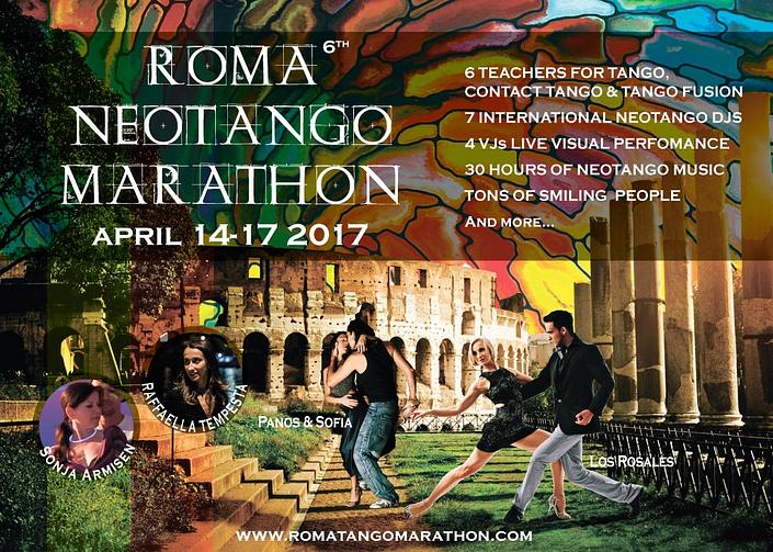flyer image for Roma Neotango Marathon
