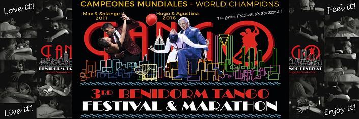 flyer image for 3rd Benidorm Tango Festival and Marathon