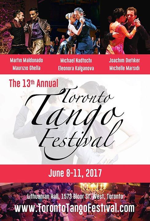 flyer image for Toronto Tango Festival