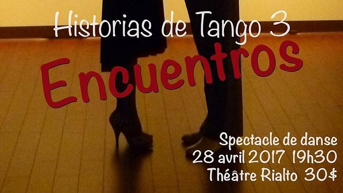flyer image for Historias de Tango 3 Encuentros