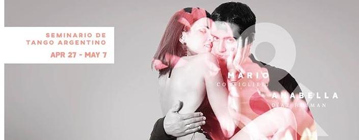 flyer image for Mario and Anabella Seminario Tango Argentino