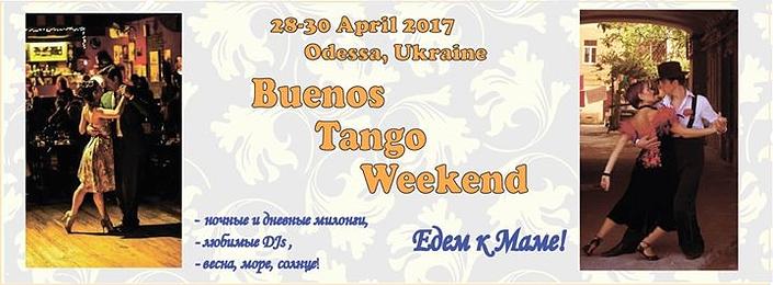 flyer image for 7 Buenos Tango Weekend Tangoclub Odessa
