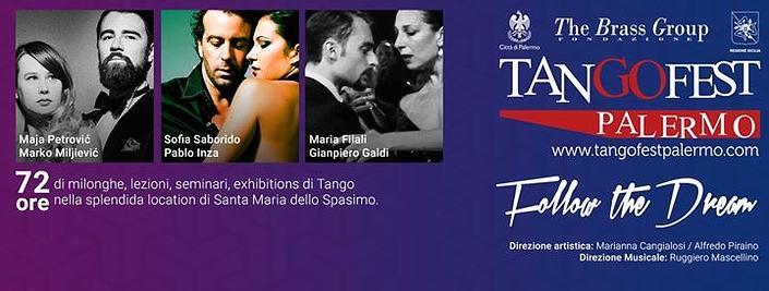 flyer image for TangoFest Palermo