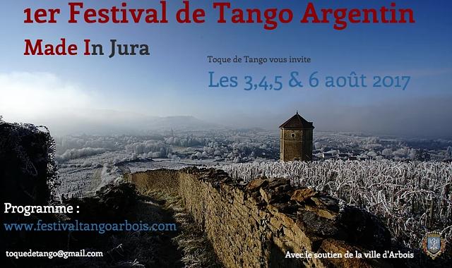 flyer image for 1er Festivalito de tango Argentin Made In Jura