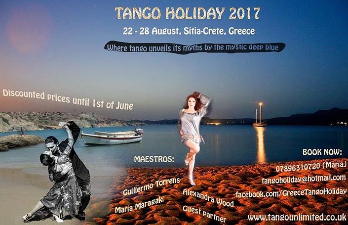 flyer image for Tango Holiday Greece Sitia Crete