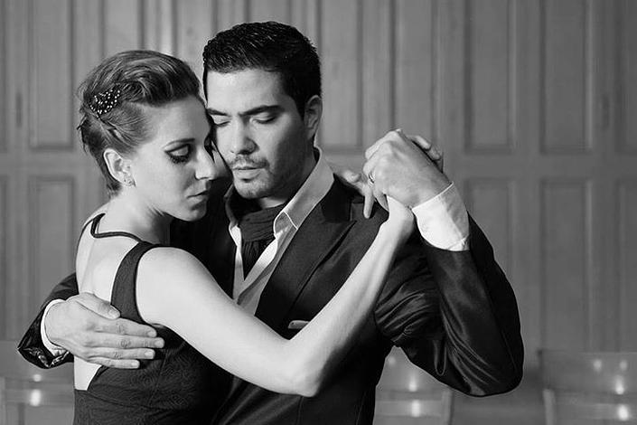 flyer image for TangoBale Warm Up Weekend Milonga with Rodrigo Agustina