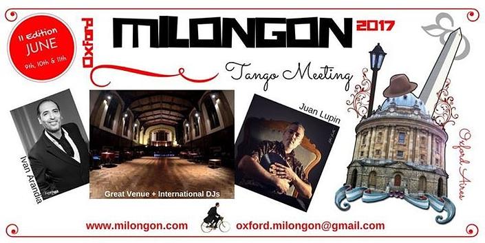 flyer image for Milongon Oxford Tango Meeting