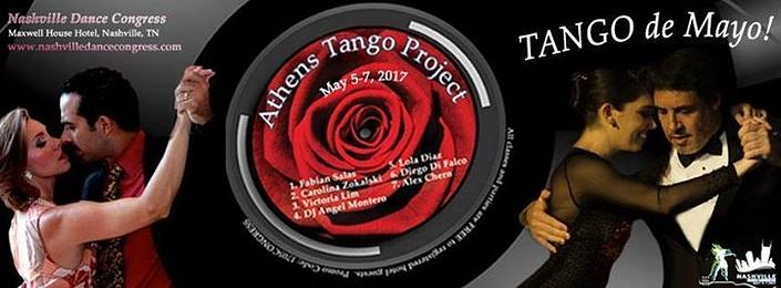 flyer image for Nashville Dance Congress Presents Tango de Mayo