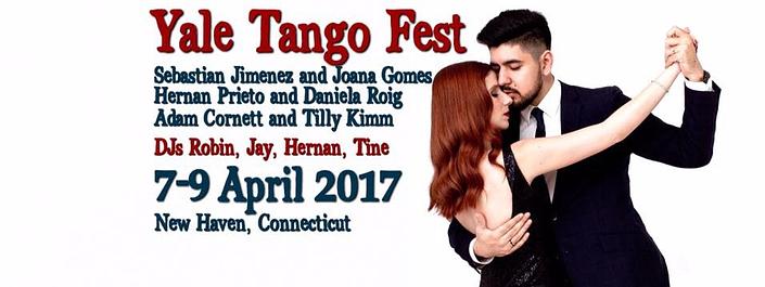 flyer image for Yale Tango Festival 2017