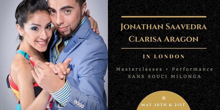 flyer image for Jonathan Saavedra Clarisa Aragon in London