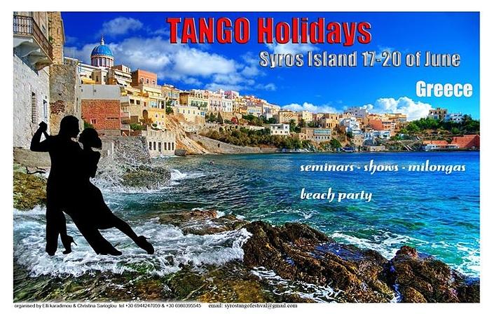 flyer image for Syros Tango Holiday
