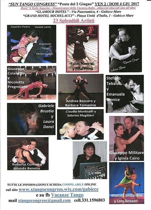 flyer image for Sun Tango Congress