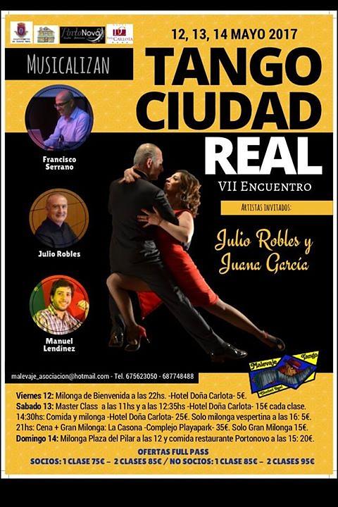 flyer image for VII Encuentro Malevaje Tango Ciudad Real