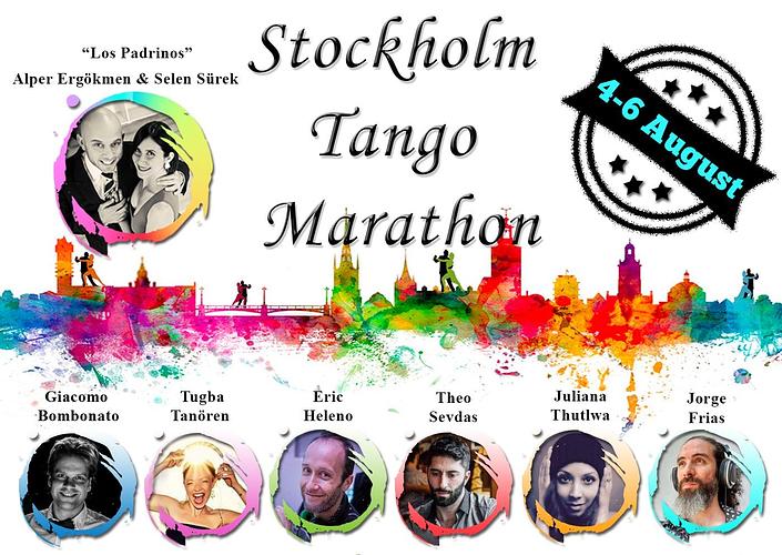 flyer image for Stockholm Tango Marathon 4-6th August