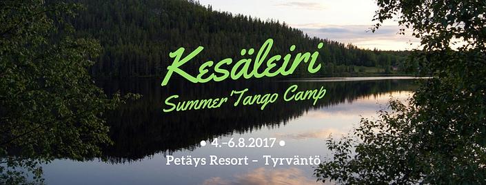 flyer image for Kesaleiri Amigos del Tango Summer Camp