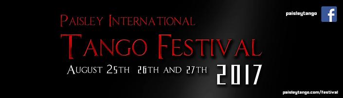 flyer image for Paisley International Tango Festival