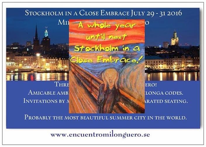 flyer image for Stockholm in a Close Embrace