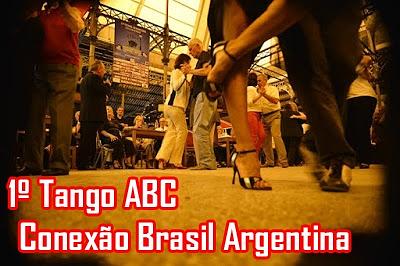 flyer image for 1 Tango ABC Conexao Brasil Argentina Workshops bailes e etc