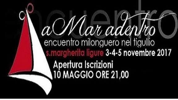 flyer image for AMar adentro encuentro milonguero