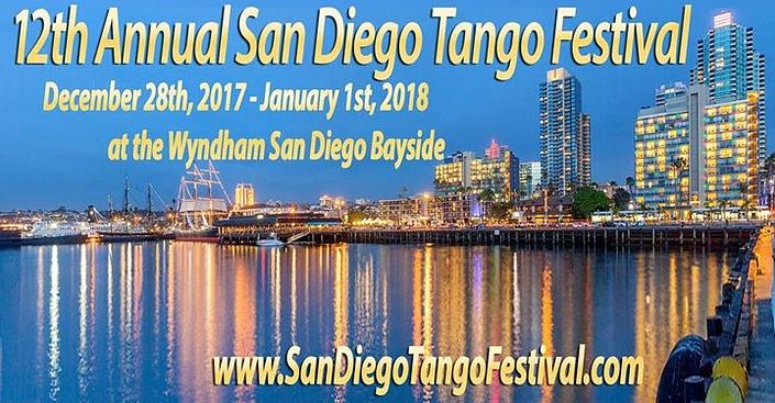 flyer image for San Diego Tango Festival