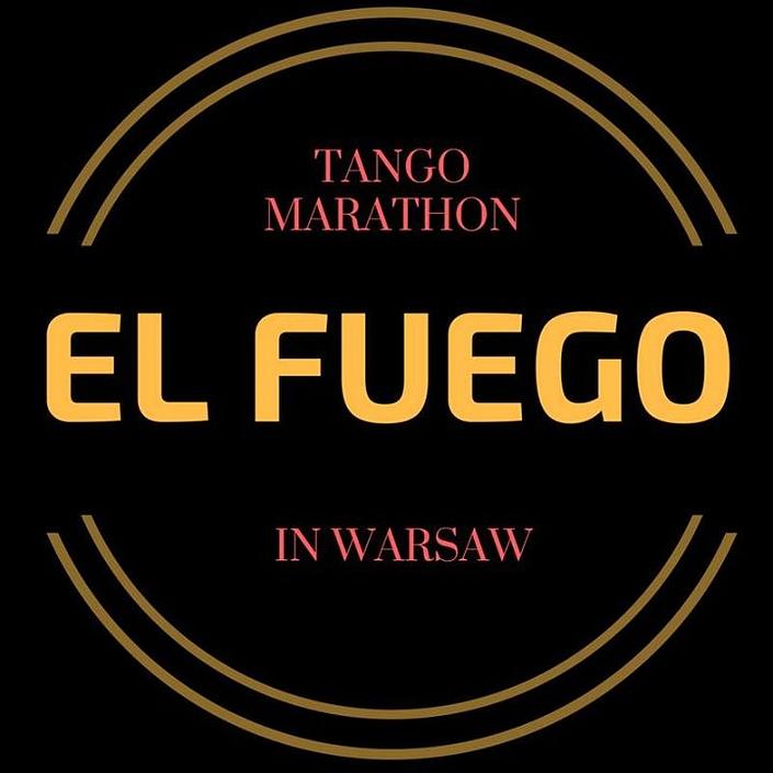 flyer image for El Fuego Tango Marathon in Warsaw 3 5 11 2017