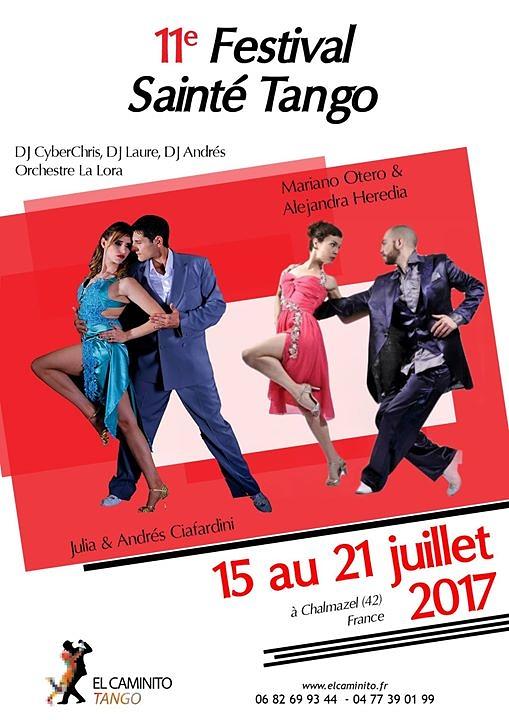 flyer image for Festival SainteTango