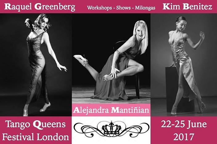 flyer image for London Tango Queens Festival